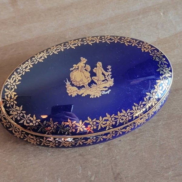 Limoge Trinket Box Etsy