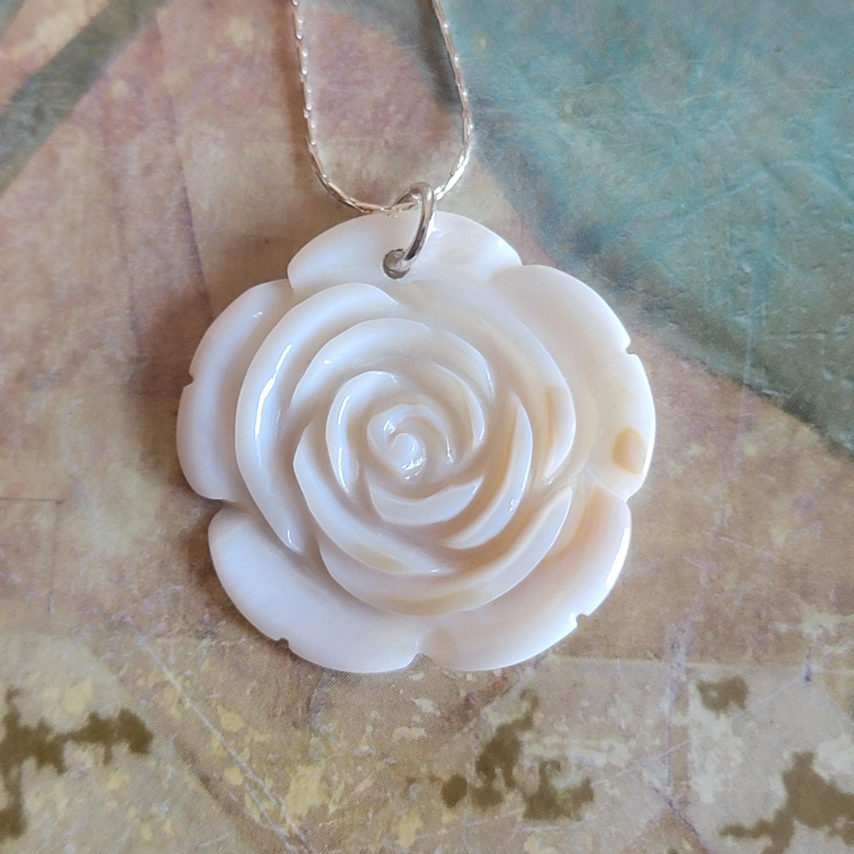 ★ROSEMONT★ Silver Mother of Pearl Necklace La Vie En Rose il_1080xN.5362805723_7bcw.jpg
