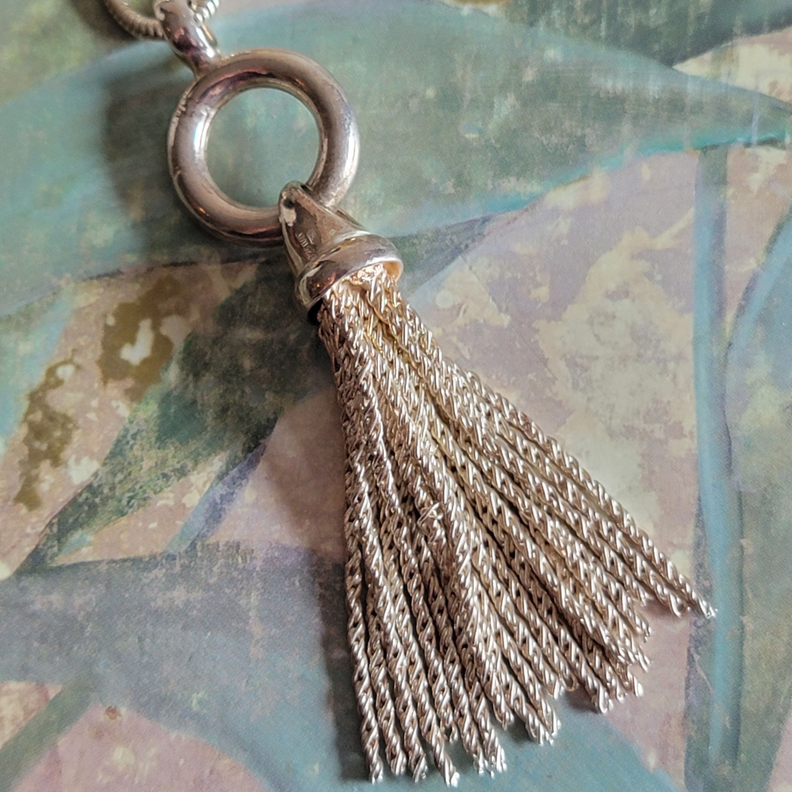 【MIAE】美愛桃源 silver tassel necklace Turkish Silver Filigree Tassel Necklace – Lindsey Silberman