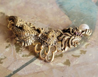 Broche Vintage étoile De Mer – Kai Yin Lo Pour Franklin Mint, Bijou Ancien