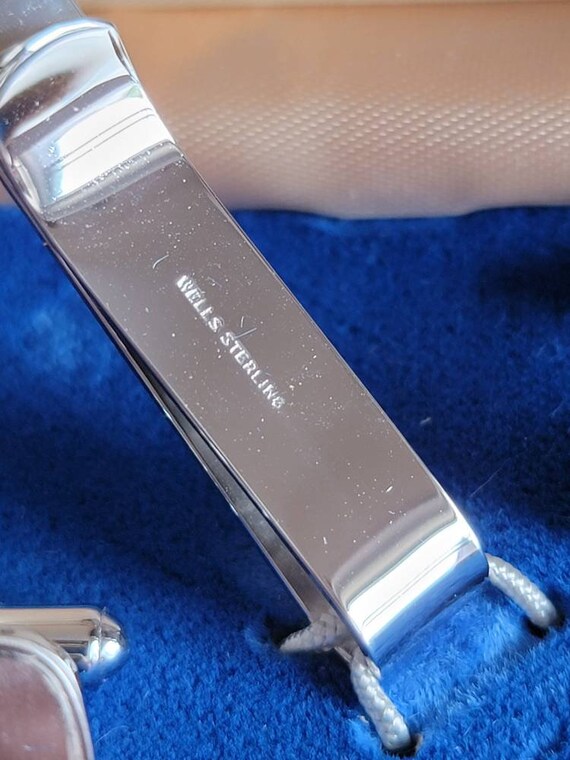 Boutons De Manchette Slim Barrett Orion - Argent 925 Sterling - Très Rare - Occasion