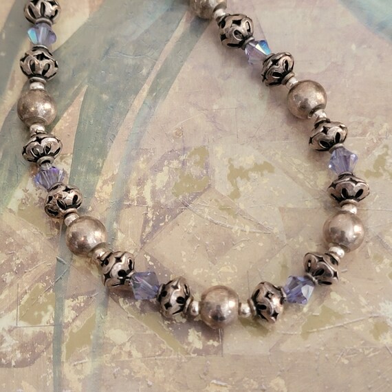 Vintage Donna Dressler Sterling Silver Beads and … - image 2