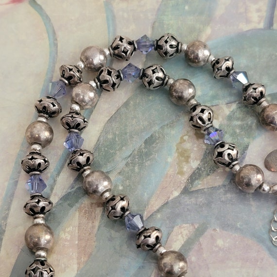Vintage Donna Dressler Sterling Silver Beads and … - image 3