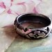 Vintage Sterling Silver Repeating Pattern Band Ring 1990s Wedding Band ...