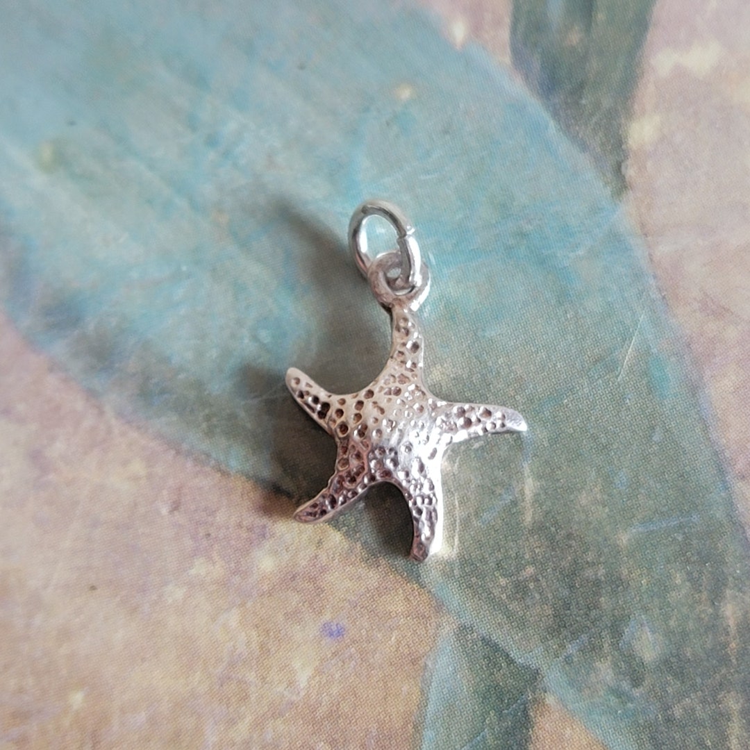 Vintage Sterling Silver Starfish Charm or Pendant - Etsy