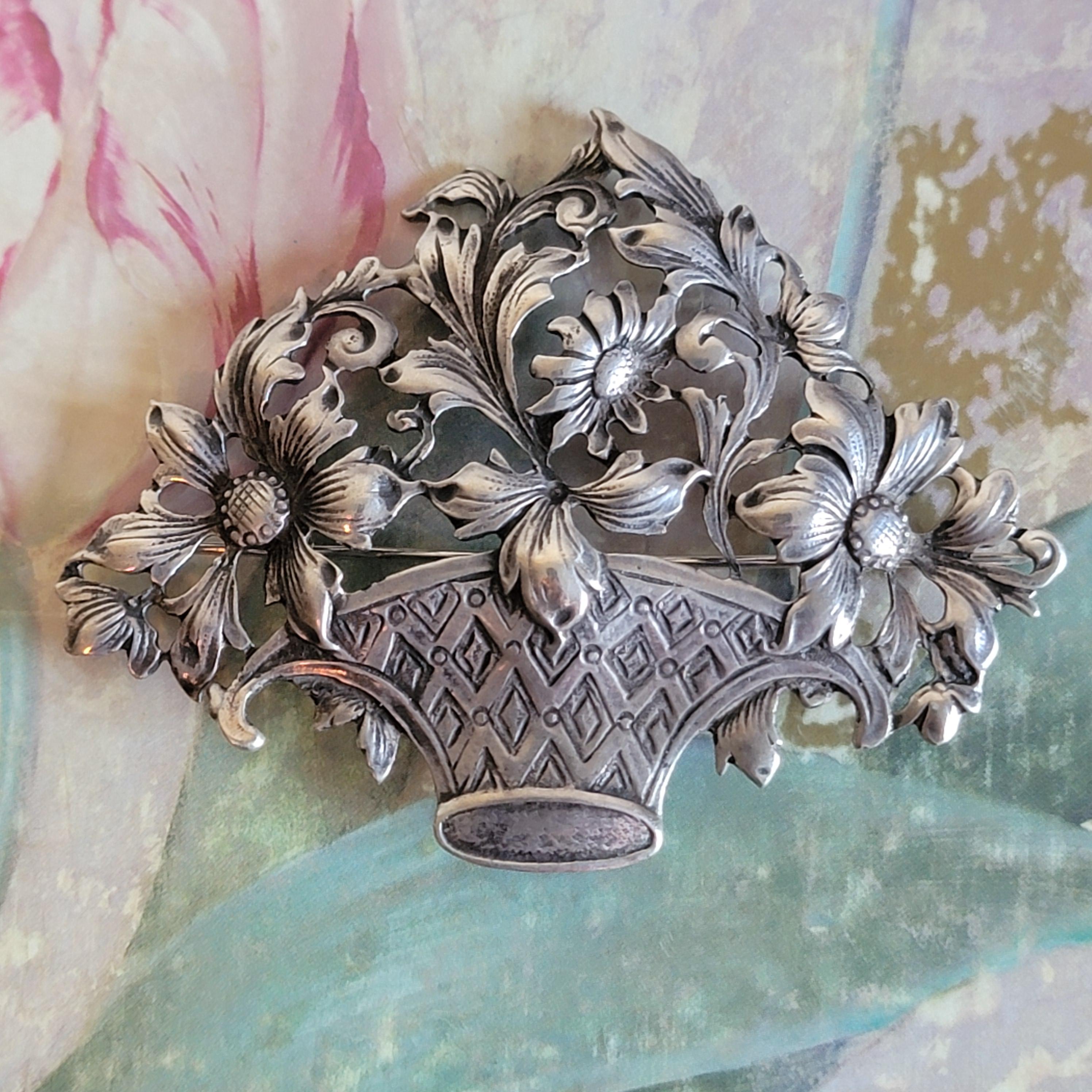 Cini アンティークスターブローチ 純銀 シルバー925 Cini Sterling - Etsy