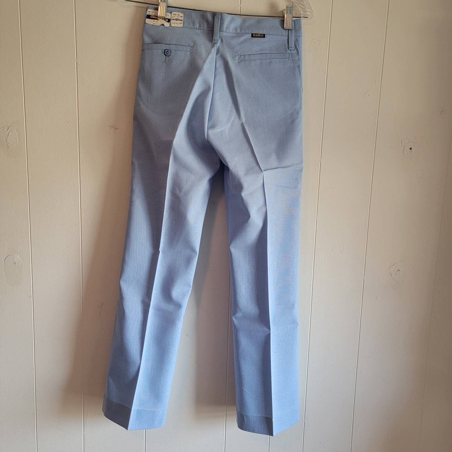 パンツ Oshkosh 80s Dead Stock Cotton Chino Pant Vintage Dead Stock Oshkosh B'gosh Pale Blue Sky Blue Pants