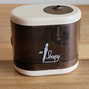 Vintage Sunbeam Mr Sharpy Battery Operated Pencil Sharpener