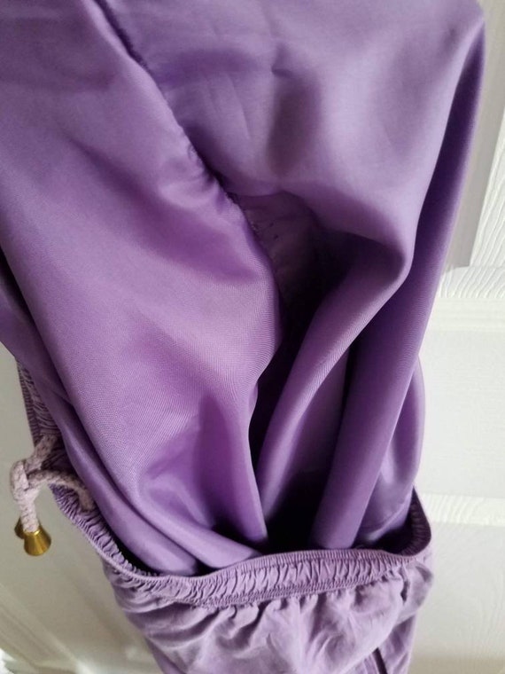 Vintage Diana Marco Purple Parachute Pants Jogger… - image 8