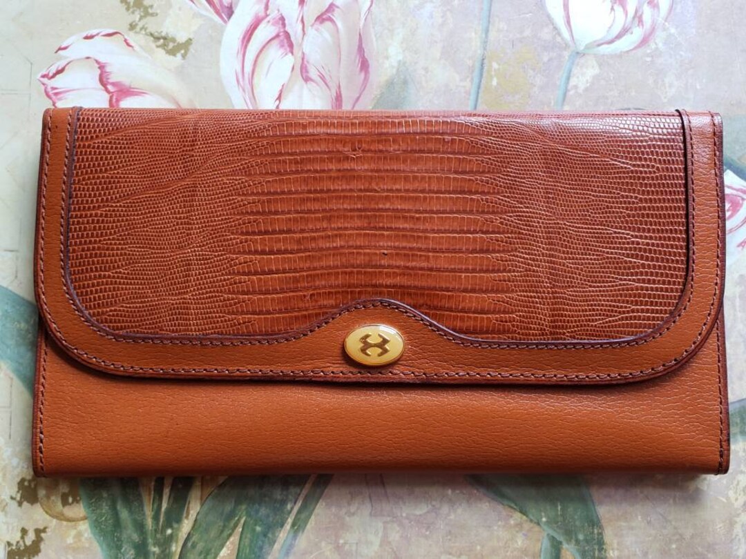 Genuine Tegu Lizard Checkbook Rodeo Wallet - Handmade In Amish Workshop - View #7