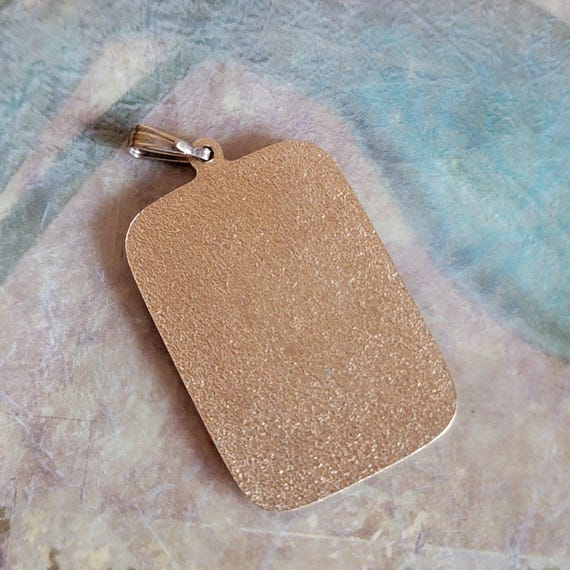 Vintage Monogramed MHW Script Initials Gold Tone … - image 6