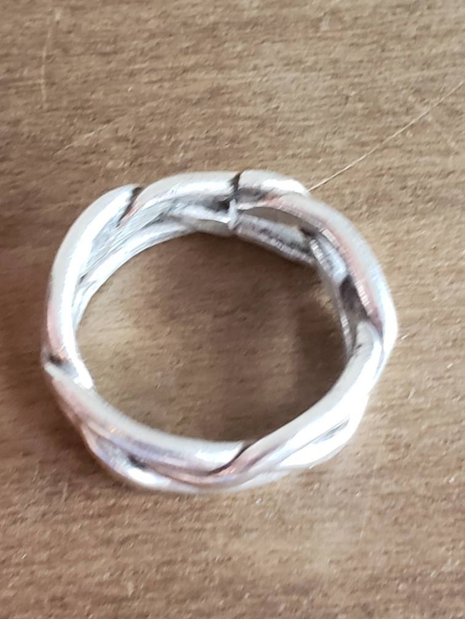 Vintage Sterling Silver Braid Band Ring 1990s Wedding Band 925 - Etsy