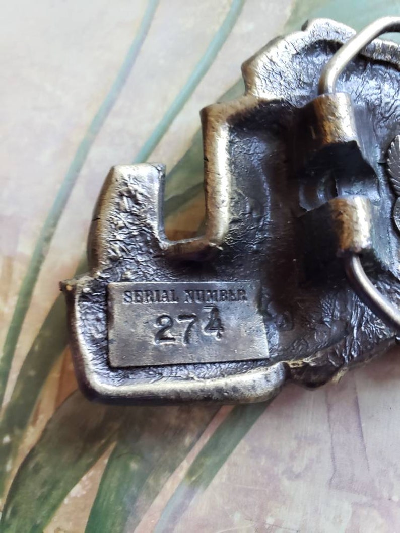 Boucle De Ceinture Great American Chicago 1980 - Football US, Bronze, 40 Mm
