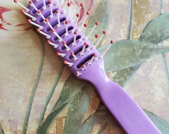 SALE Vintage Mini Brush Travel Pruse Brush Purple White and - Etsy SALE Vintage Mini Brush Travel Pruse Brush Purple White and - Etsy