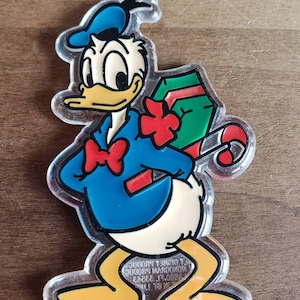 Vintage Walt Disney Productions Ornament Christmas Donald Duck 1980s