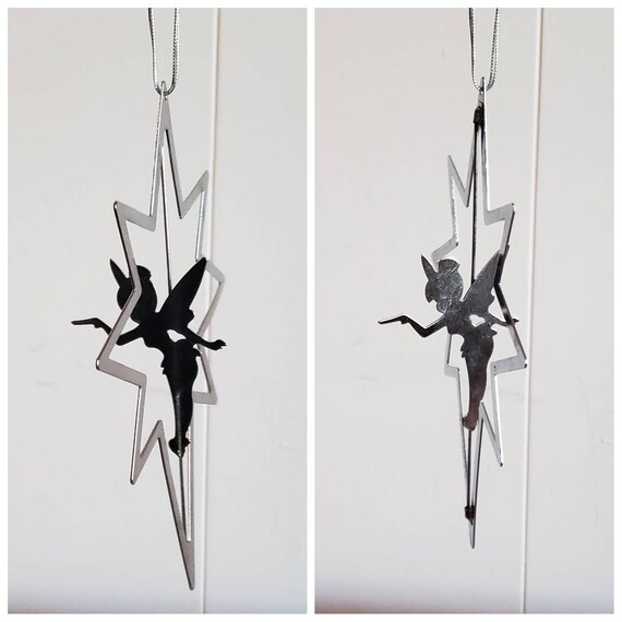 Vintage Set of 3 Disney Spinning Tinker Bell Silhouette Star Vintage Set of 3 Disney Spinning Tinker Bell Silhouette Star