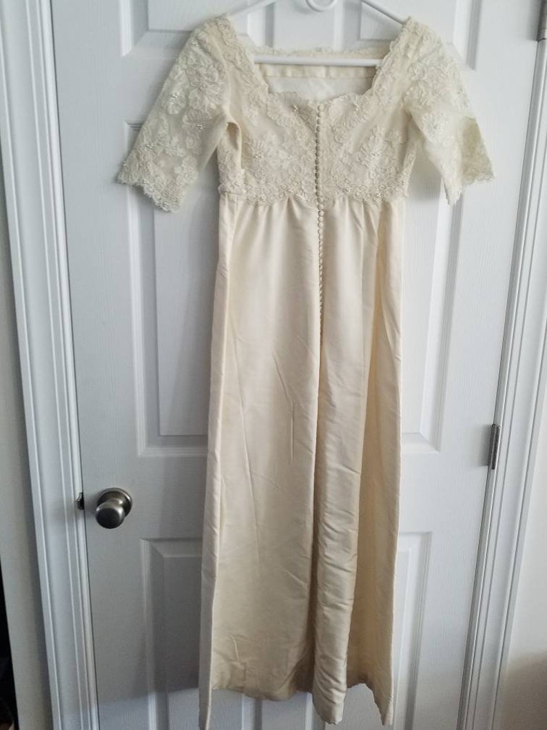 SALE Vintage Priscilla of Boston Wedding Gown Dress Lace Pearl | Etsy