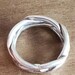 Vintage Sterling Silver Braid Band Ring 1990s Wedding Band 925 Size 9.5 ...