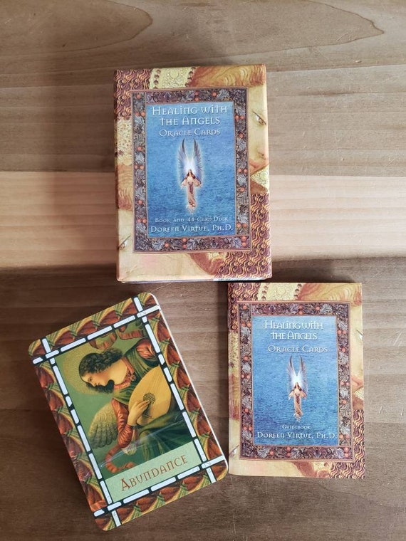 Vintage Doreen Virtue Healing With the Angels Oracle Cards - 1999