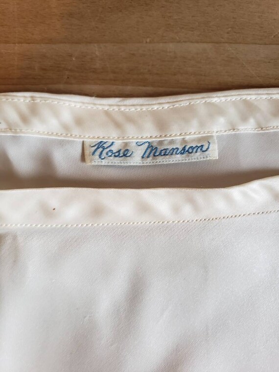 Vintage Rose Manson Off White Tap Pants Bloomers … - image 2