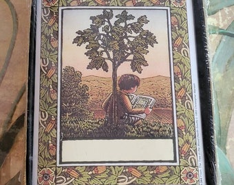 Vintage Never Used Dead Stock Book Plates The Tree in the Wood, by Christopher Manson Made in the USA 1993