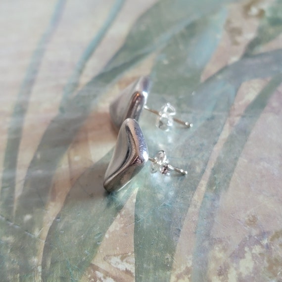 Vintage Sterling Silver Signed Barra Abstract Squ… - image 3