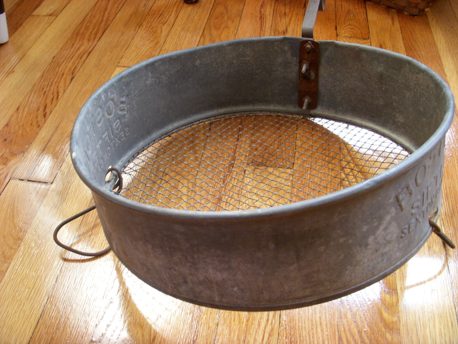SALE Vintage Boston Sifter Sexton Can Co. Coal Sifter Metal Etsy