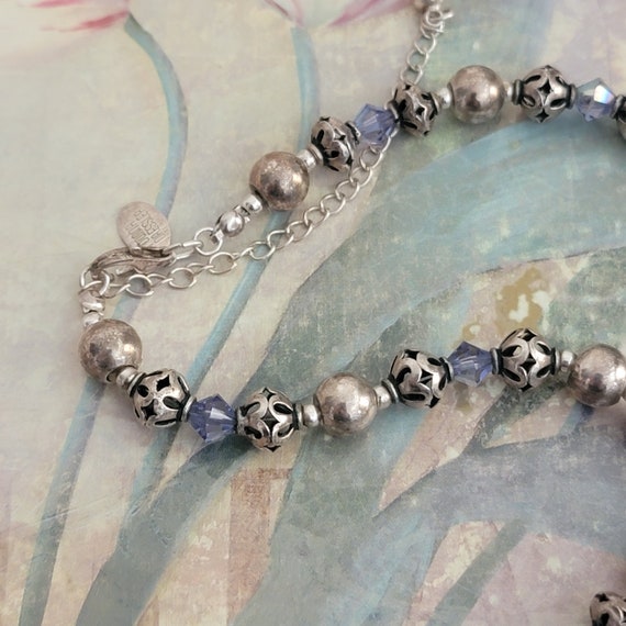 Vintage Donna Dressler Sterling Silver Beads and … - image 9