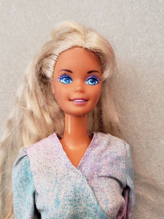 crimped hair barbie