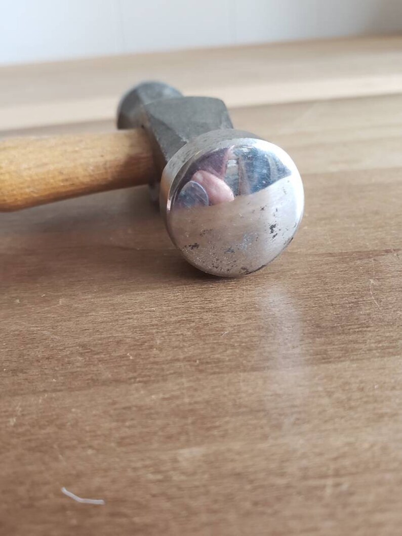 Practical Jewelry Making Hammer Small Iron Head Hammer With Wood Handle For Crafting Metalworking Tool