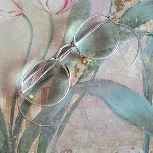 Antique Vintage Spectacles 1/10 12 Karat Gold Filled Thick Lenses Prescription