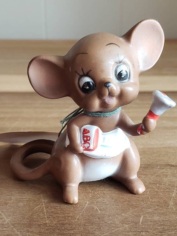Vintage Josef Originals Teacher Mouse Figurine: Made in Japan - Etsy