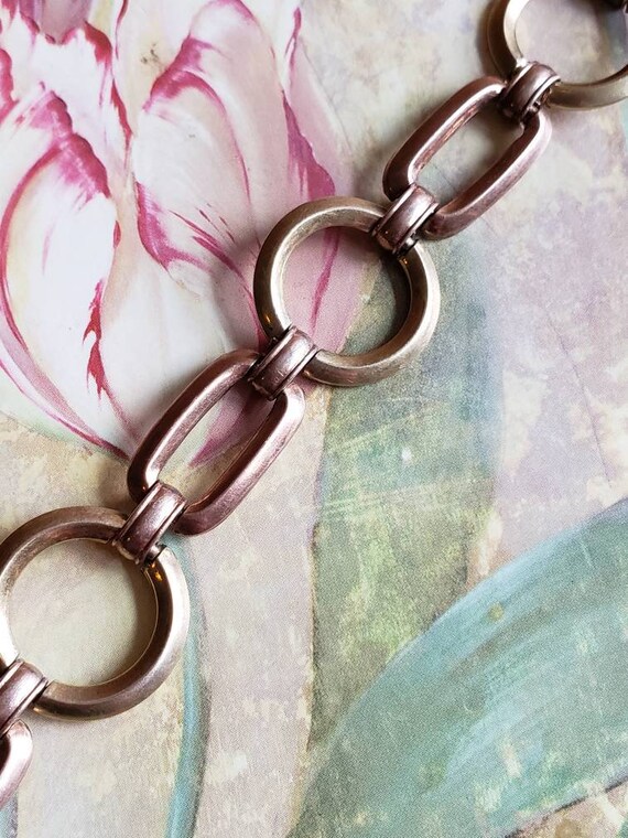 Vintage Krementz Diana Bracelet Gold Filled Rose … - image 3