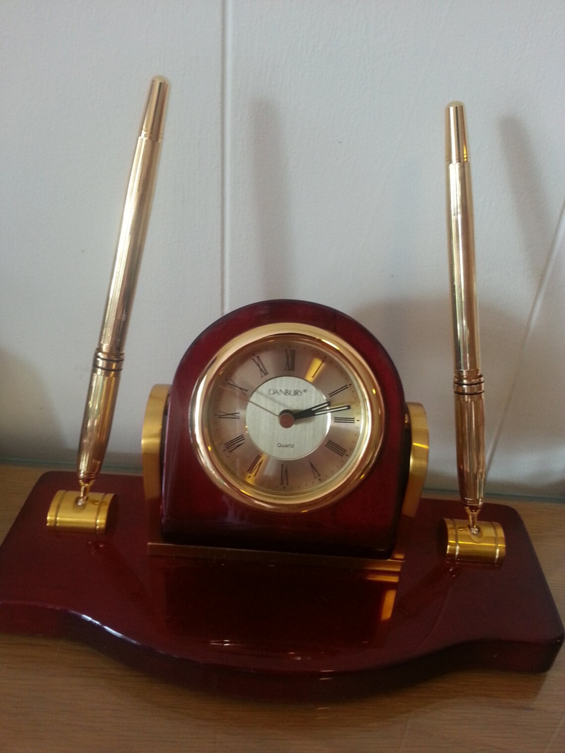 Vintage Things Remembered Danbury Desk Clock Battery Operated Etsy