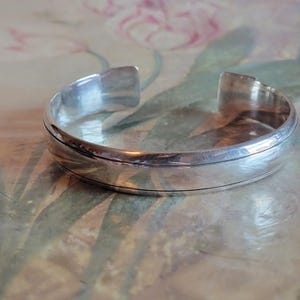 Vintage Sterling Silver Cuff Bracelet