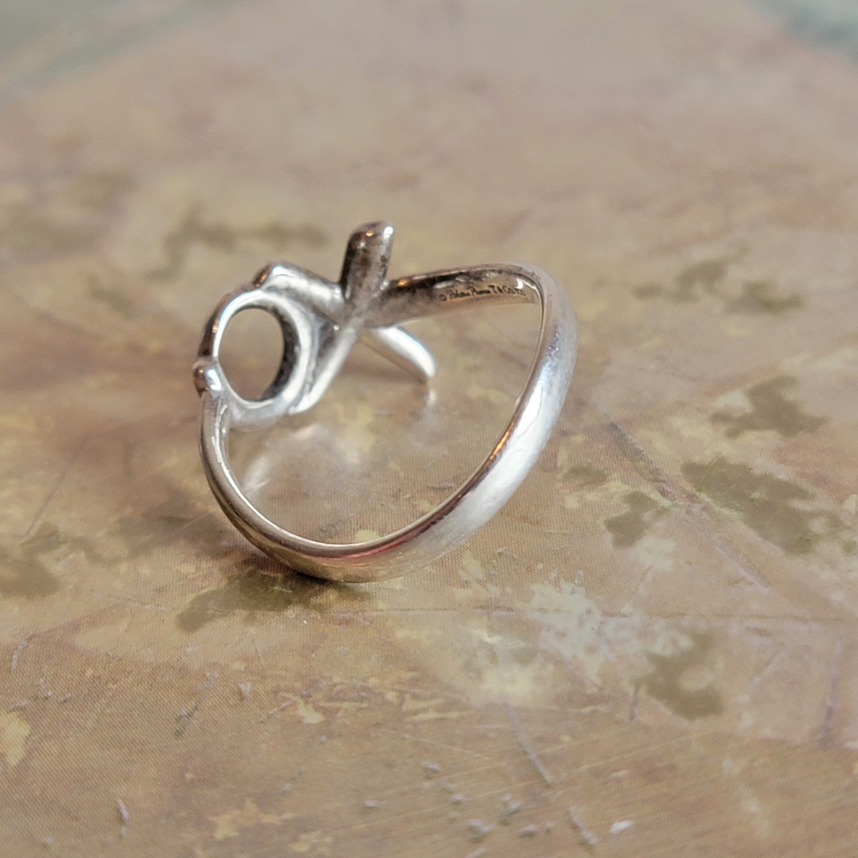 Vintage Tiffany & Co Paloma Picasso Sterling Silver XO Ring Size 6