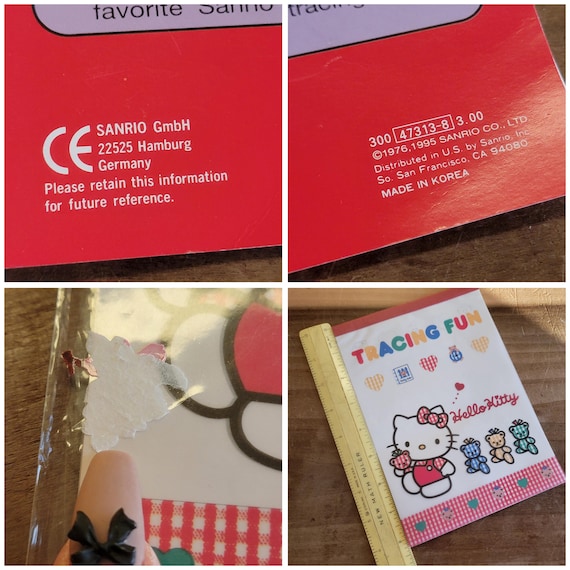 Vintage Sanrio Hello Kitty Tracing Fun Notepad 1995 - Etsy