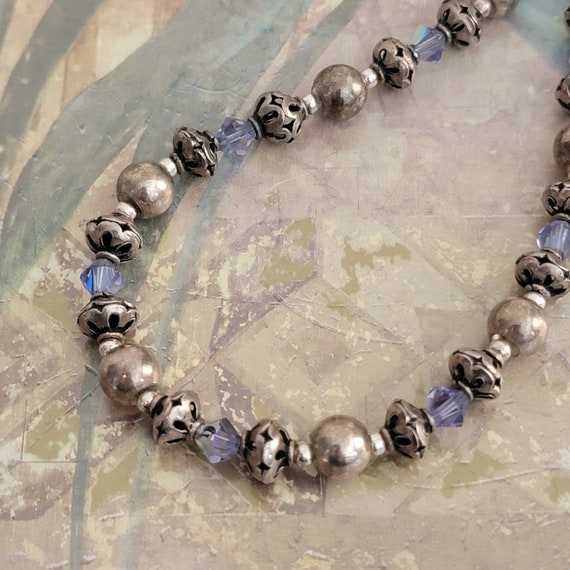 Vintage Donna Dressler Sterling Silver Beads and … - image 6