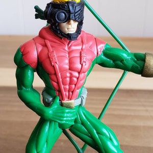 Vintage Total Justice DC Comics The Green Arrow Action Figure with Accessories 1990s Comics