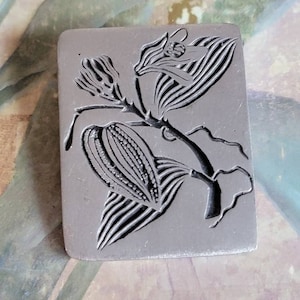 Vintage Floral Alice Seely Urban Fetishes Pewter Brooch or Pin 1998 Signed