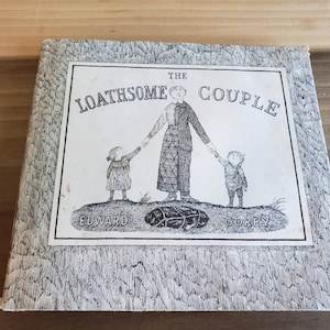 Vintage The Loathsome Couple 1977 Reissue Hard Cover Dust Jacket As Is Second Printing