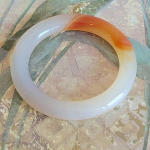 Vintage Carnelian Bangle Bracelet
