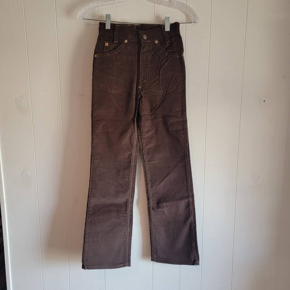 Vintage Levi's Saddleman Boot Jeans: Brown Cordur… - image 3