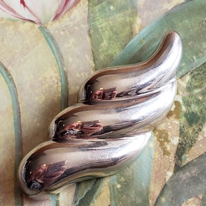 Vintage Zina Sterling Silver Brooch or Pin Free Form Signed