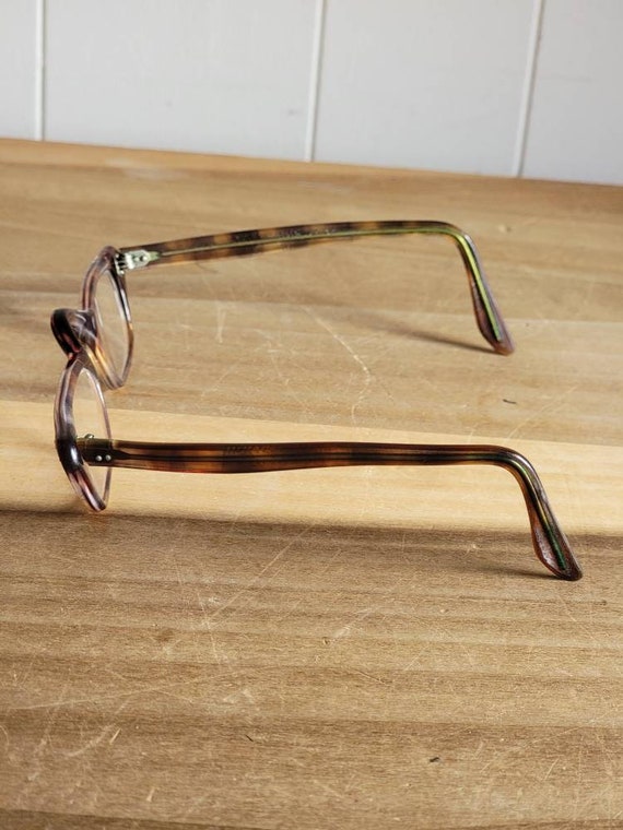 Vintage Prescription Tortoise Shell Eyeglasses Ey… - image 6