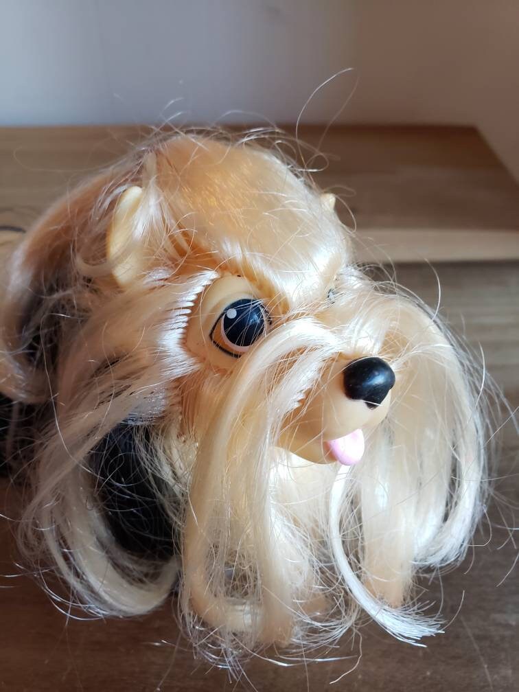 トップス vintage Yorkshire Terrier sweat Vintage Hasbro Sweetie Pups Yorker the Yorkshire Terrier