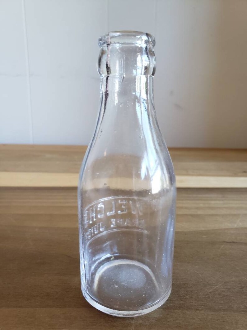 SALE Vintage Welchs Grape Juice Glass Bottle Etsy