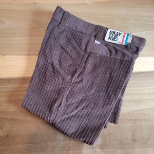 Vintage Billy the Kid Brown Corduroy Bellbottoms - 1970s Size 9