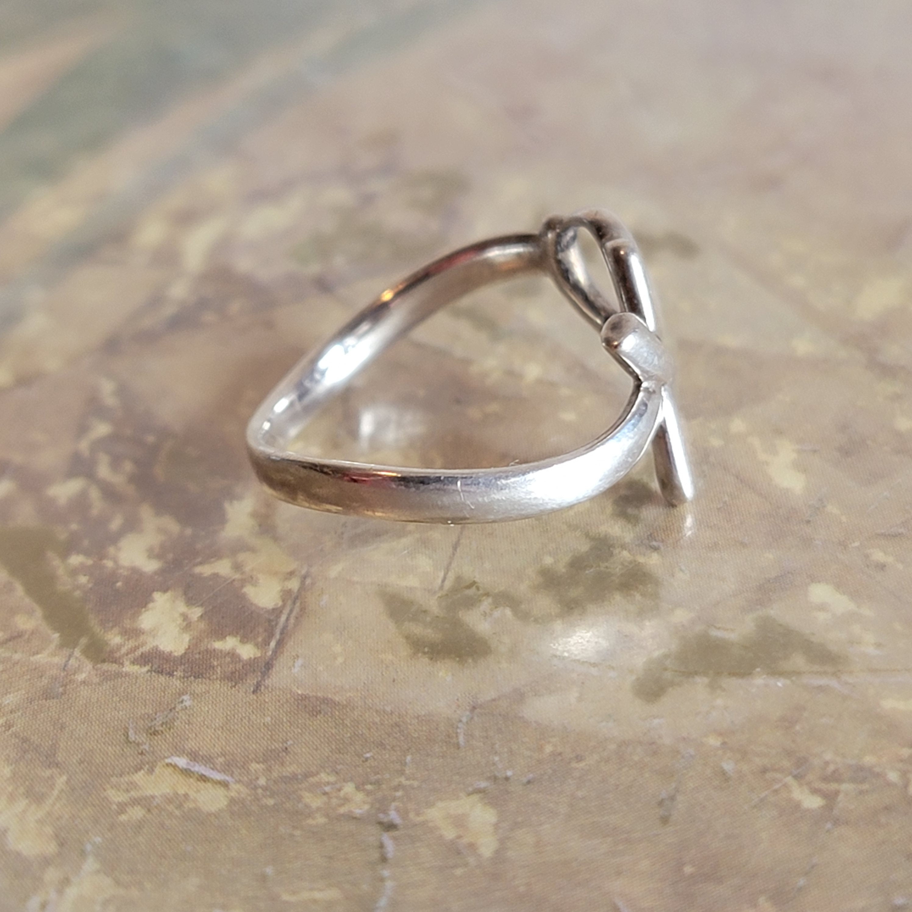 Paloma's Graffiti love & kisses ring in sterling silver