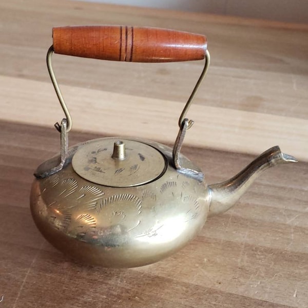 Wooden Teapot Etsy